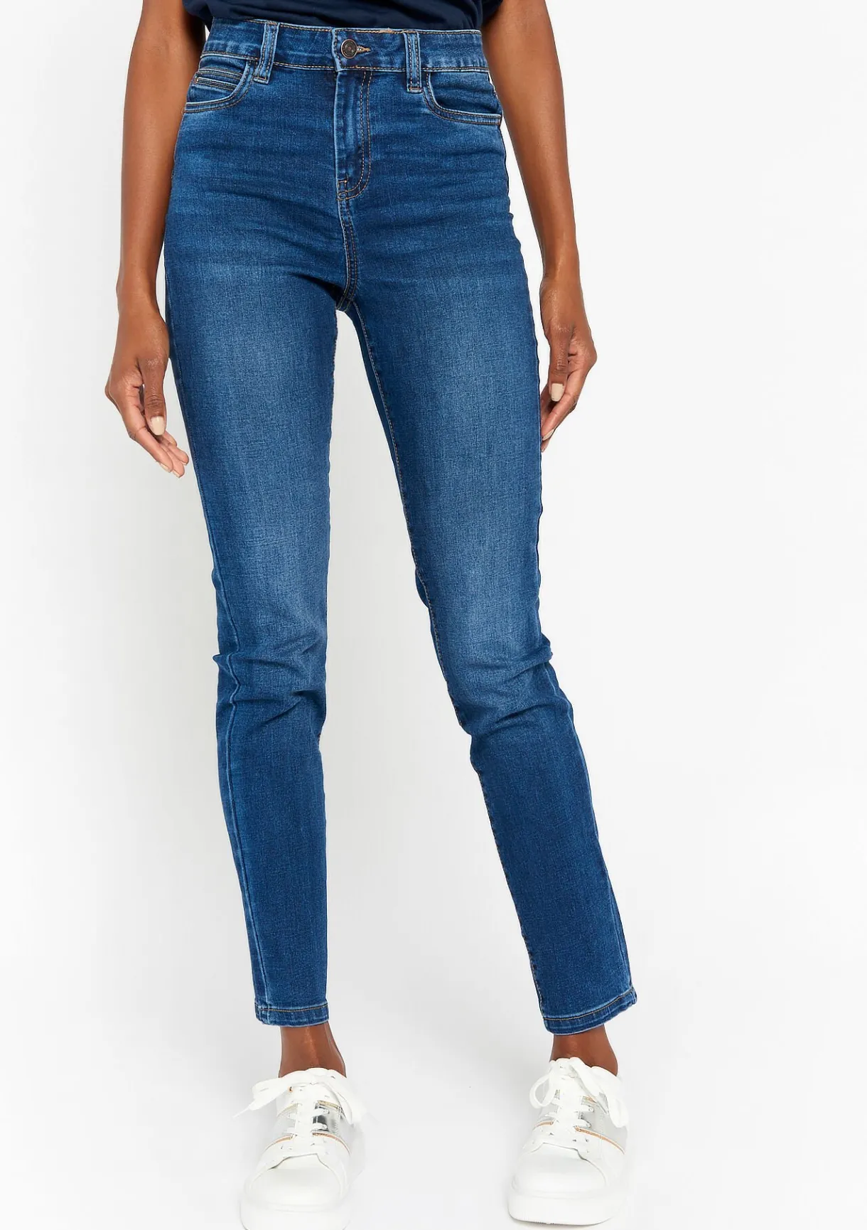 LolaLiza Slim jeans met hoge taille- Jeans