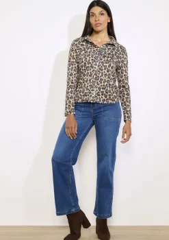 LolaLiza Soepele blouse met print- Tops En T-Shirts