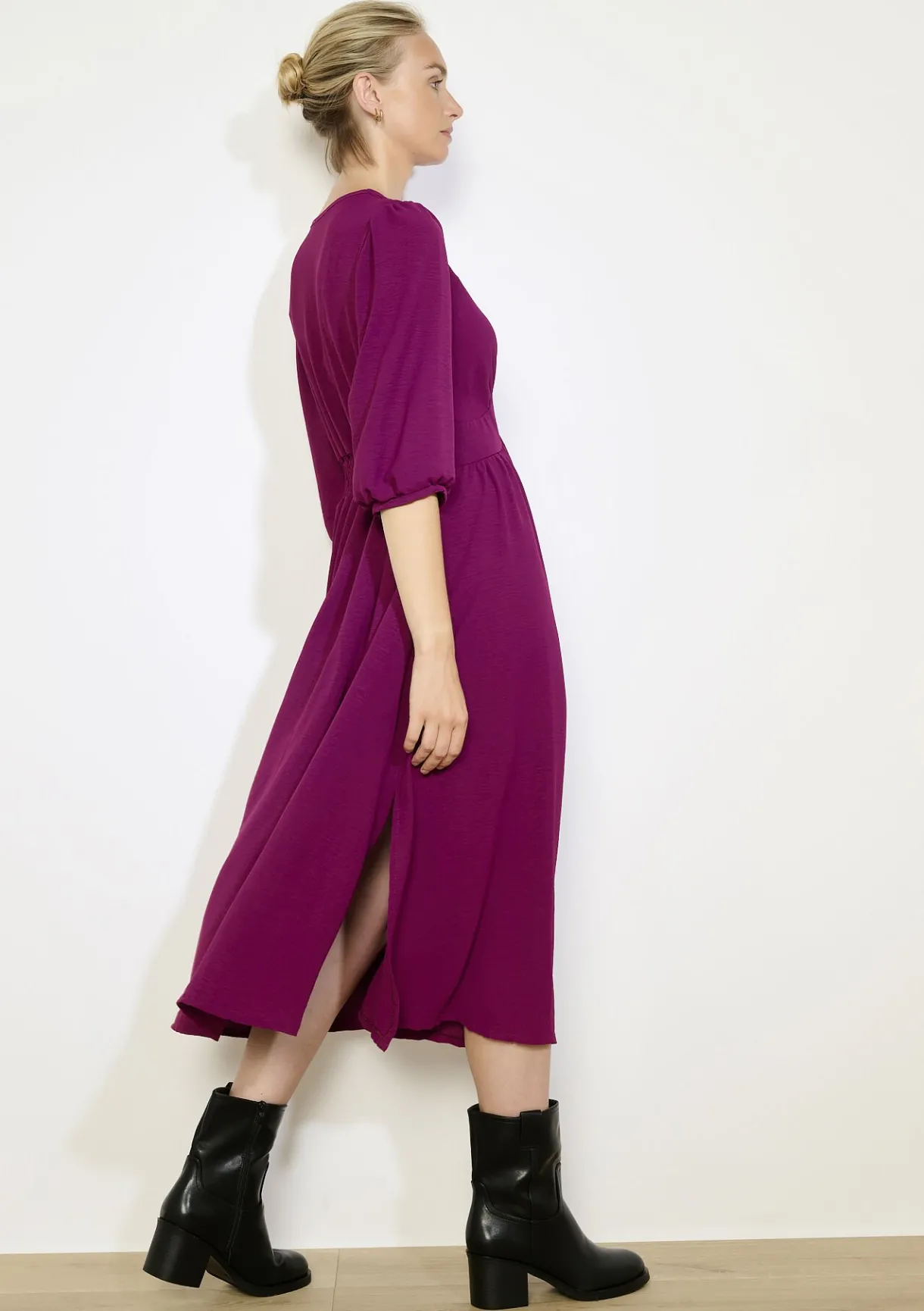 LolaLiza Soepele midi-jurk- Jurken