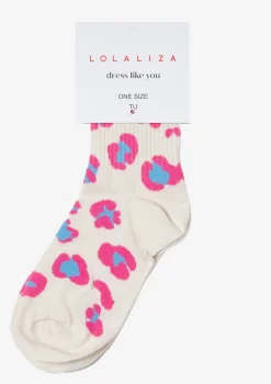 LolaLiza Sokken met luipaardprint- Accessoires