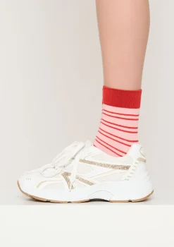 LolaLiza Speelse streepsokken- Accessoires