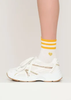 LolaLiza Sportieve sokken met hart- Accessoires
