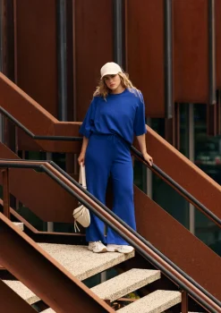 LolaLiza Sportieve sweater met banden- Sweats|Loungewear