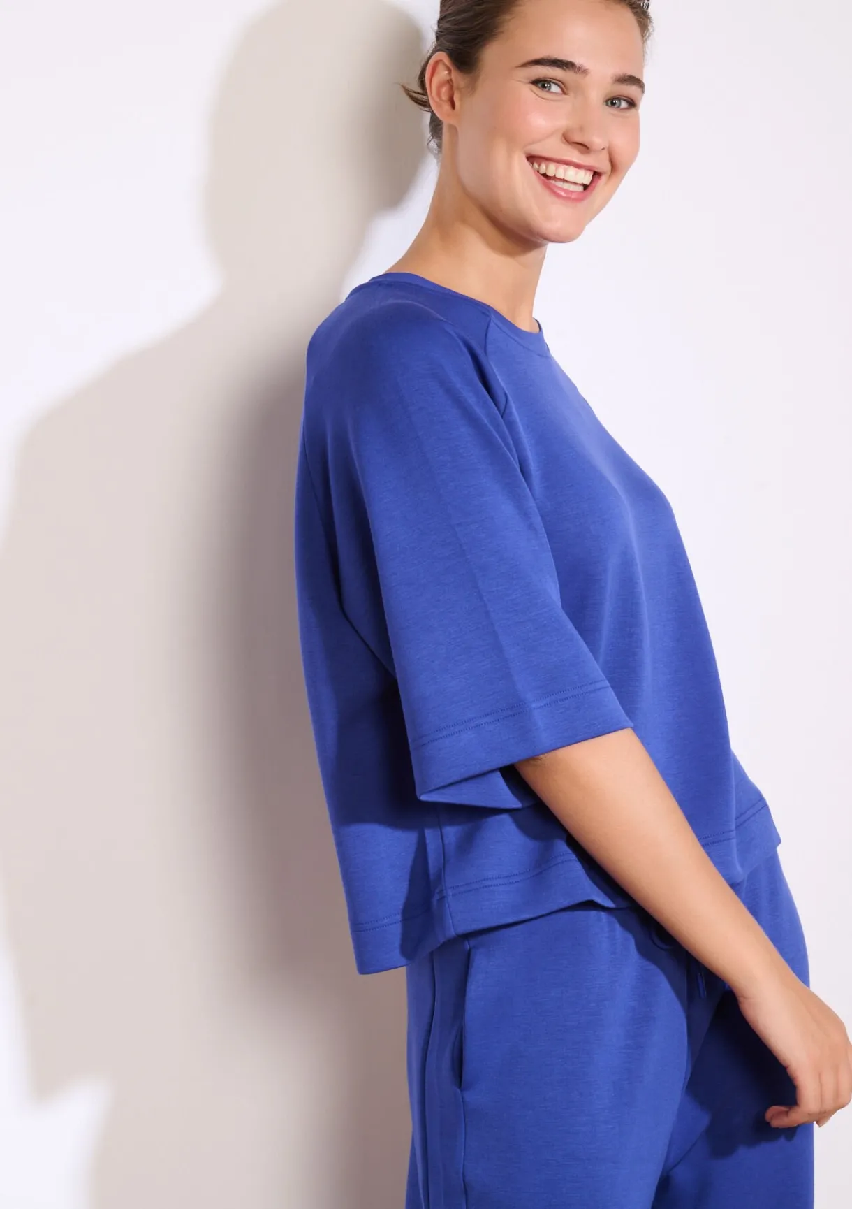 LolaLiza Sportieve sweater met banden- Sweats|Loungewear