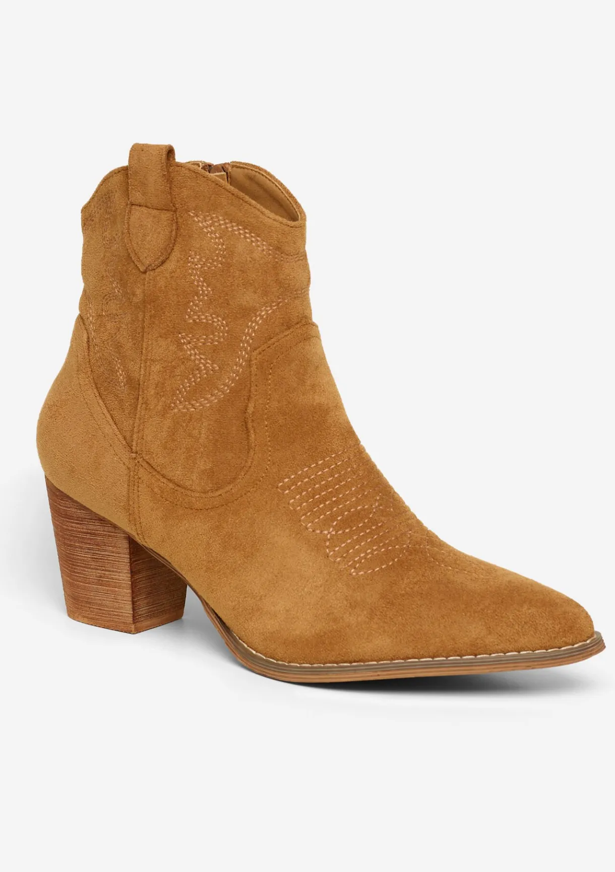 LolaLiza Suède western enkellaarsjes- Schoenen