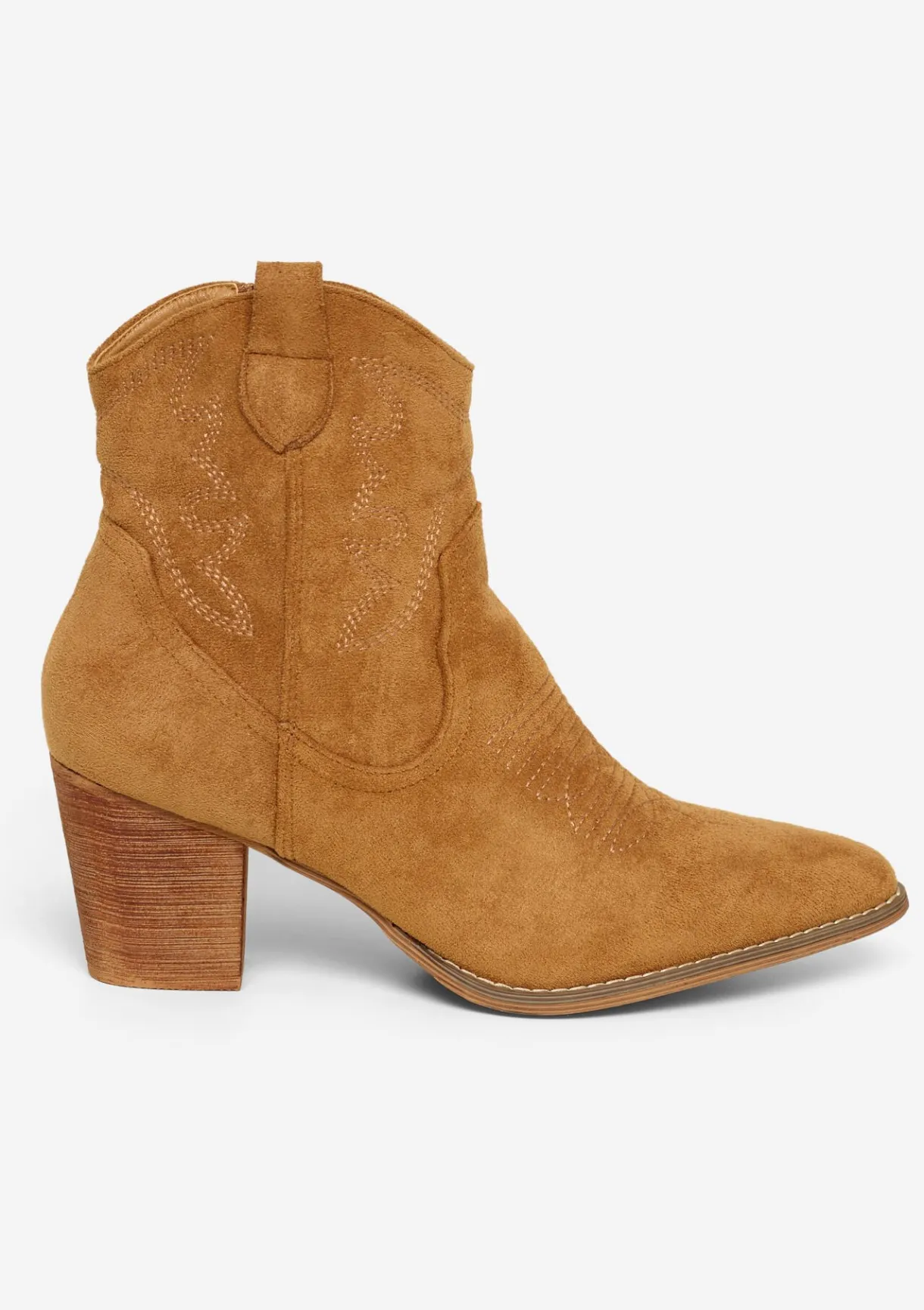 LolaLiza Suède western enkellaarsjes- Schoenen