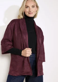 LolaLiza Suèdine blazer met zakken- Vesten En Blazers