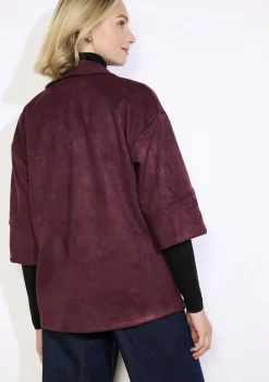 LolaLiza Suèdine blazer met zakken- Vesten En Blazers