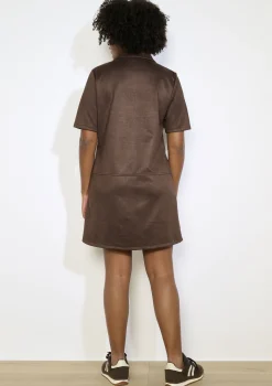 LolaLiza suèdine polo jurk- Jurken