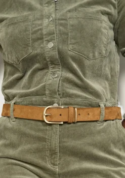 LolaLiza Suèdine riem met gouden gesp- Accessoires