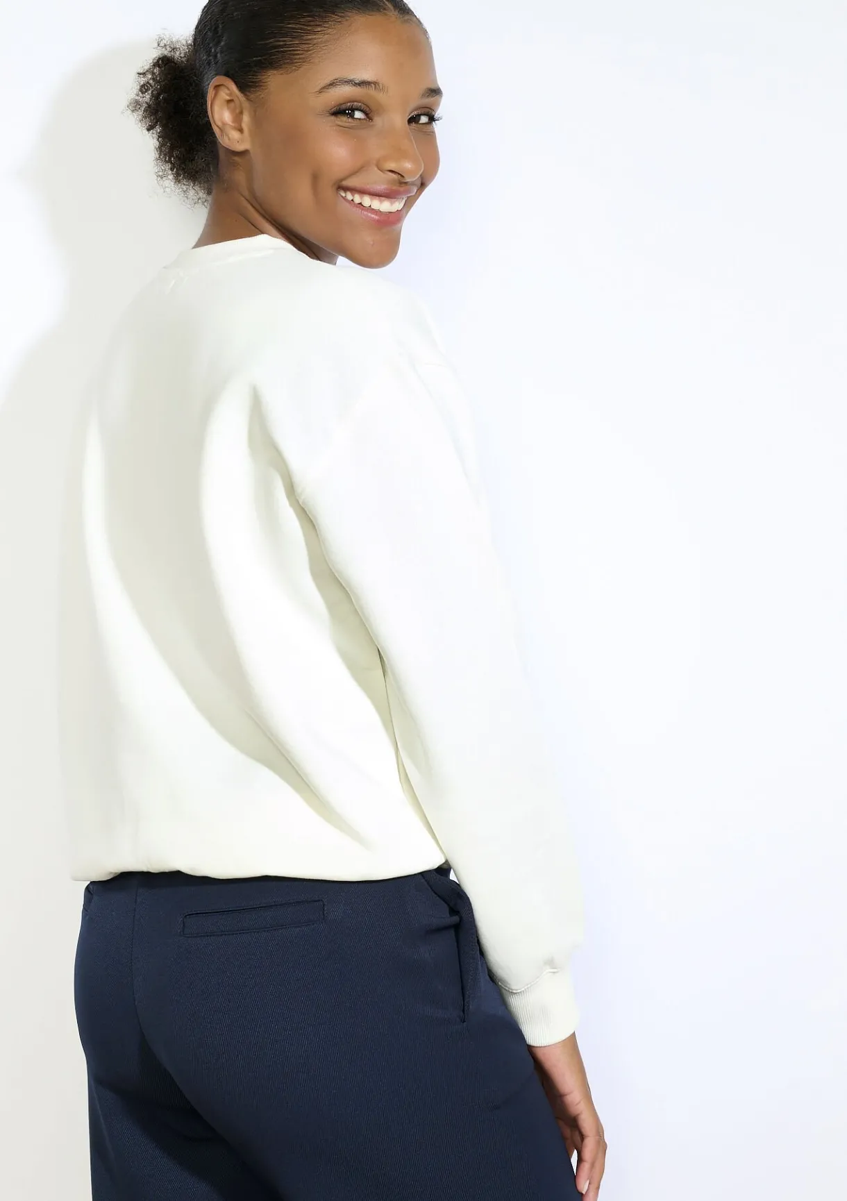 LolaLiza Sweater met tekst- Sweats