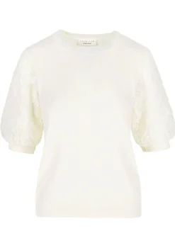 LolaLiza Top met kanten mouwen- Truien En Cardigans