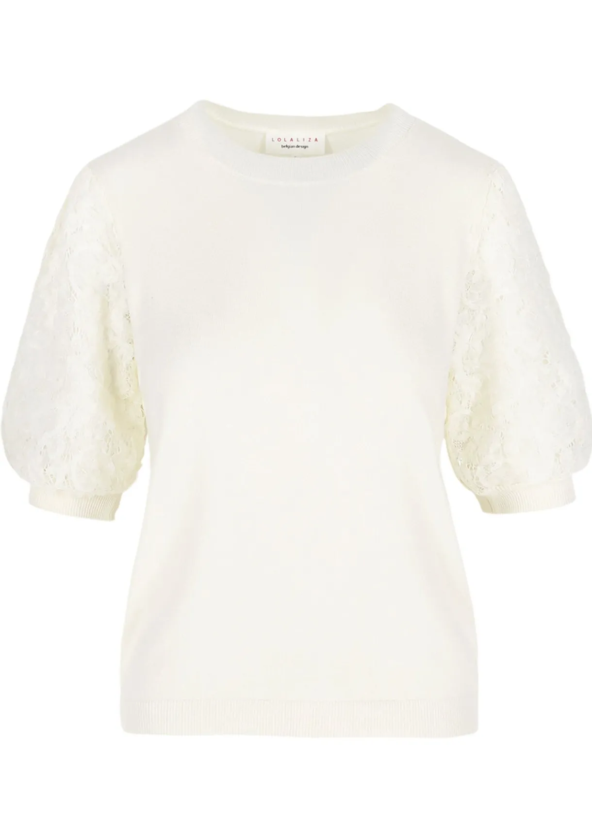 LolaLiza Top met kanten mouwen- Truien En Cardigans