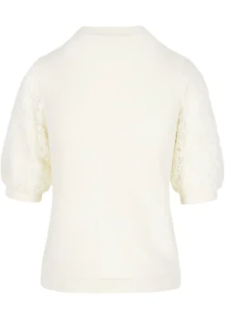 LolaLiza Top met kanten mouwen- Truien En Cardigans