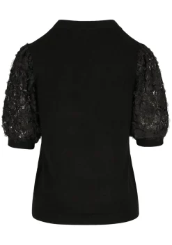 LolaLiza Top met kanten mouwen- Truien En Cardigans