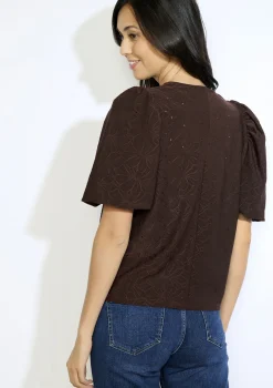 LolaLiza Top met pofmouwen- Tops En T-Shirts