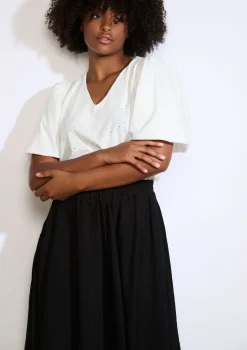 LolaLiza Top met pofmouwen- Tops En T-Shirts