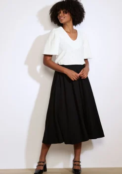 LolaLiza Top met pofmouwen- Tops En T-Shirts