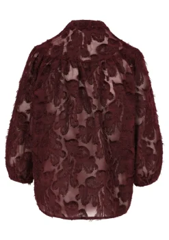 LolaLiza Transparant overhemd met structuur- Blouses En Hemden