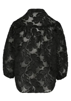 LolaLiza Transparant overhemd met structuur- Blouses En Hemden