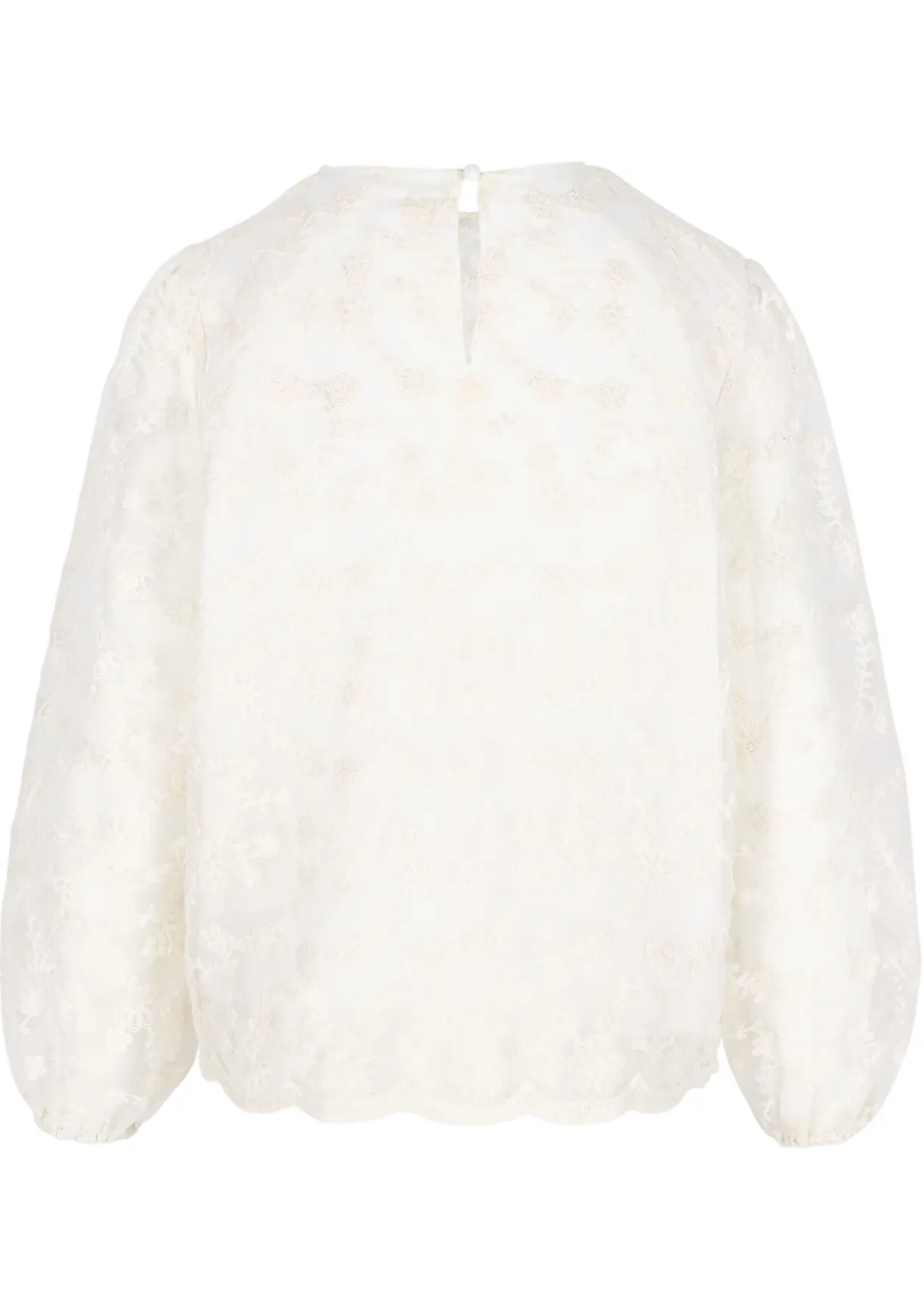 LolaLiza Transparante kanten blouse- Blouses En Hemden