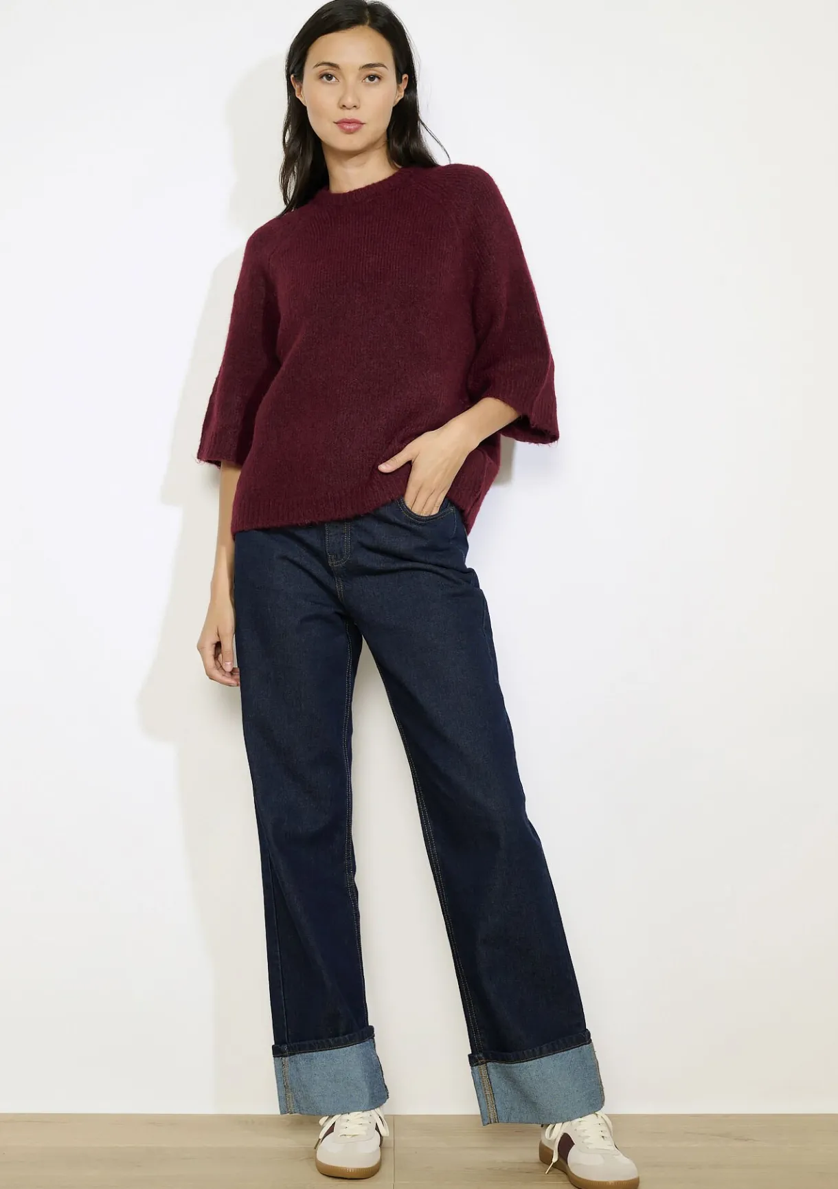 LolaLiza Trui met 3/4 raglanmouwen- Truien En Cardigans