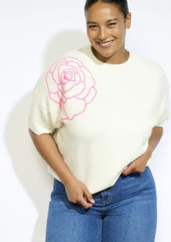 LolaLiza Trui met bloemenmotief- Truien En Cardigans