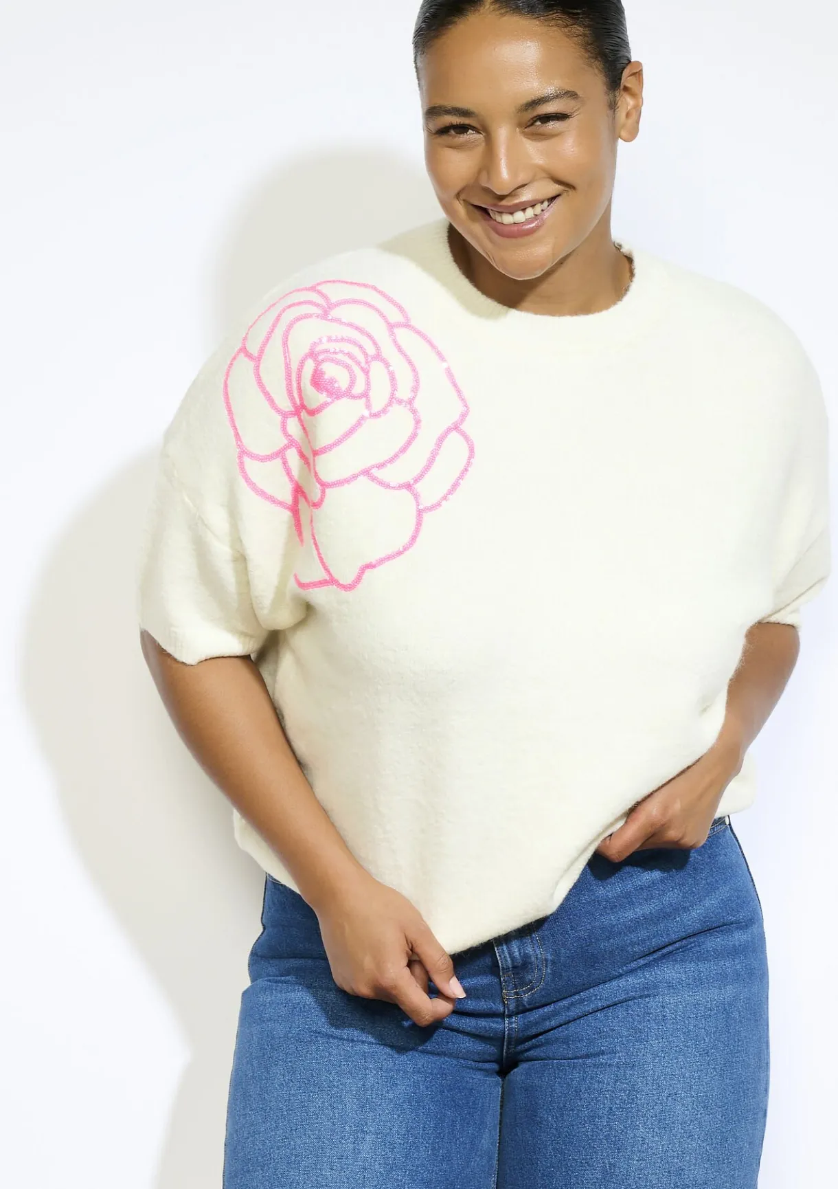 LolaLiza Trui met bloemenmotief- Truien En Cardigans