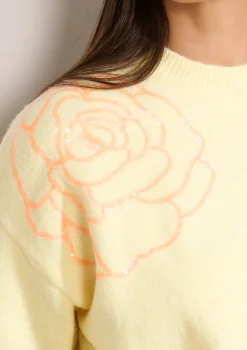 LolaLiza Trui met bloemenmotief- Truien En Cardigans