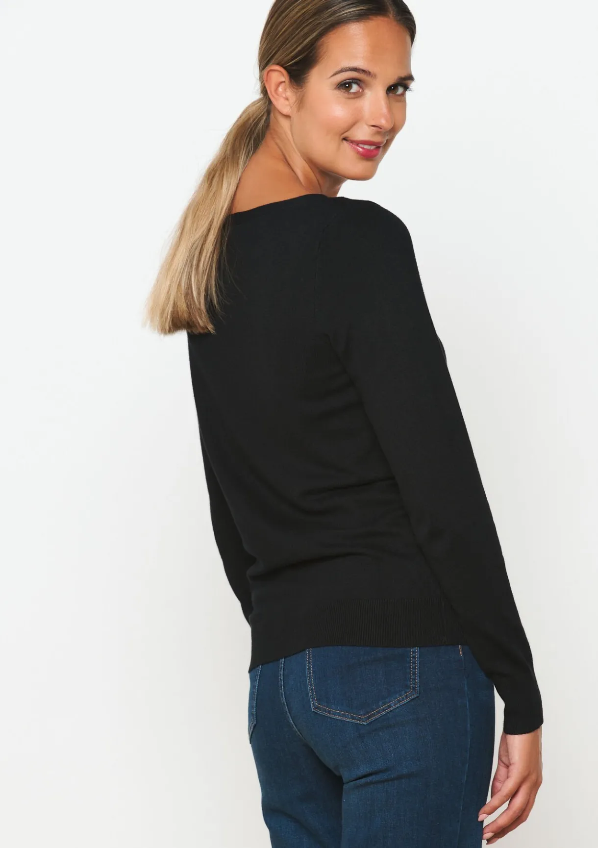 LolaLiza Trui met boothals- Truien En Cardigans