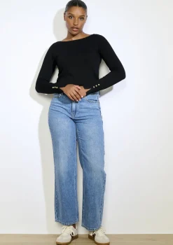 LolaLiza Trui met gouden knopen- Truien En Cardigans