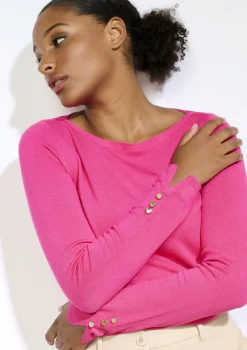 LolaLiza Trui met gouden knopen- Truien En Cardigans