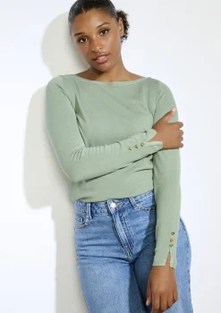 LolaLiza Trui met gouden knopen- Truien En Cardigans