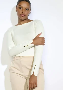 LolaLiza Trui met gouden knopen- Truien En Cardigans