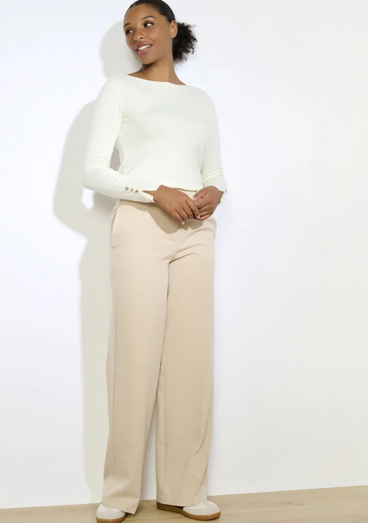 LolaLiza Trui met gouden knopen- Truien En Cardigans