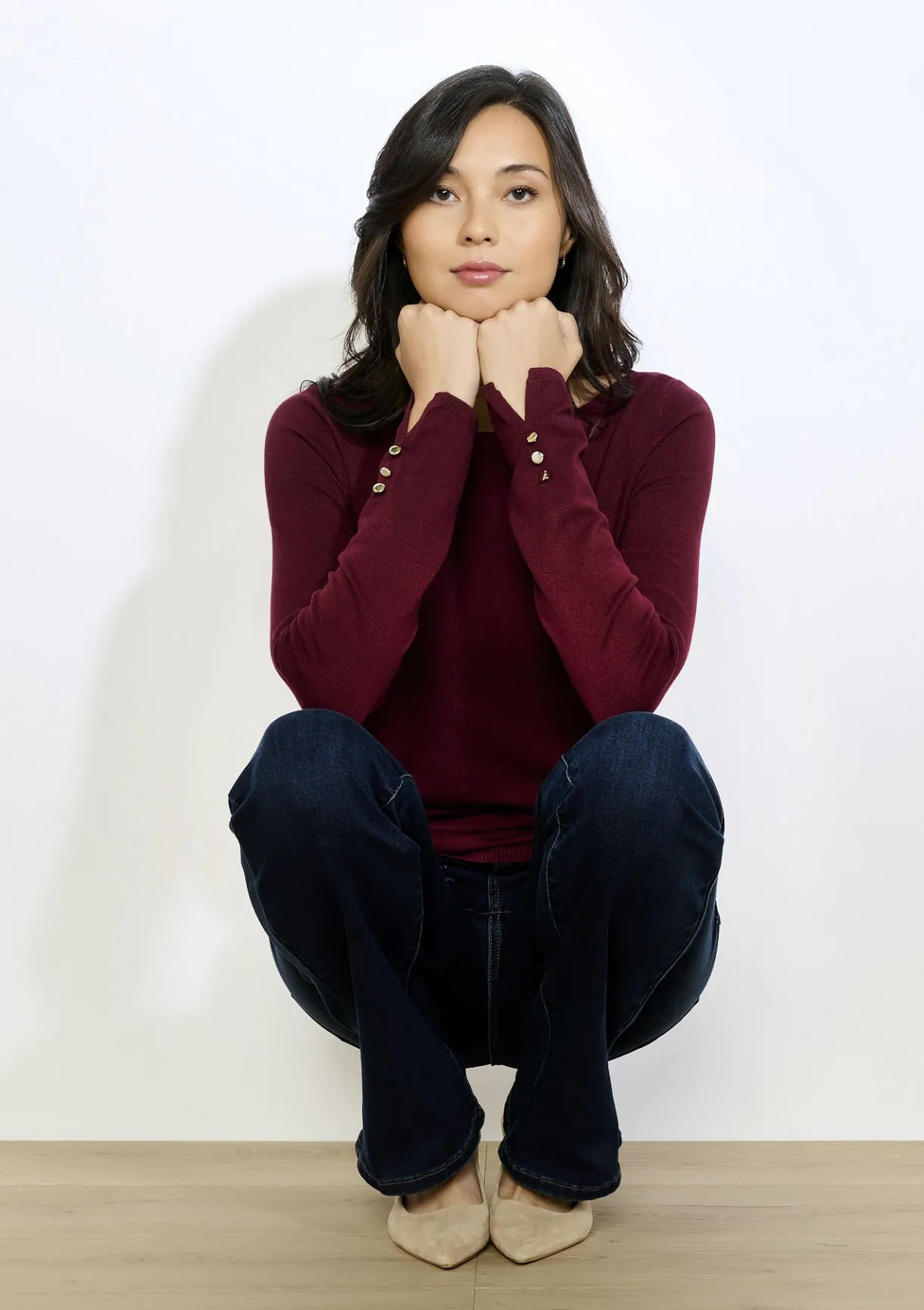 LolaLiza Trui met gouden knopen- Truien En Cardigans