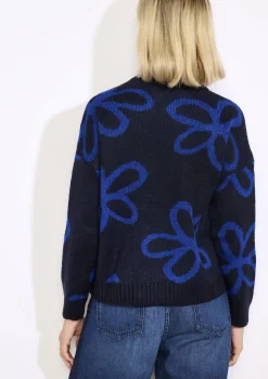 LolaLiza Trui met grote bloemen- Truien En Cardigans