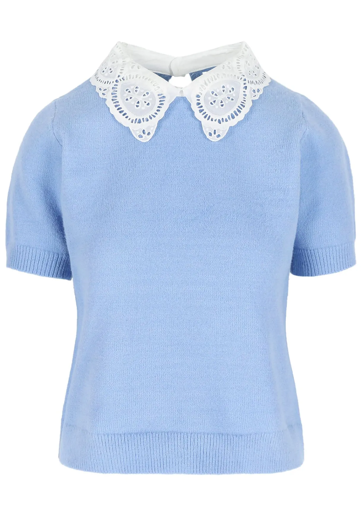 LolaLiza Trui met kanten kraag- Truien En Cardigans