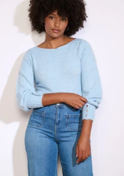 LolaLiza Trui met knopen op mouw- Truien En Cardigans