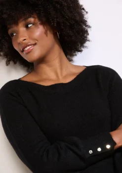 LolaLiza Trui met knopen op mouw- Truien En Cardigans