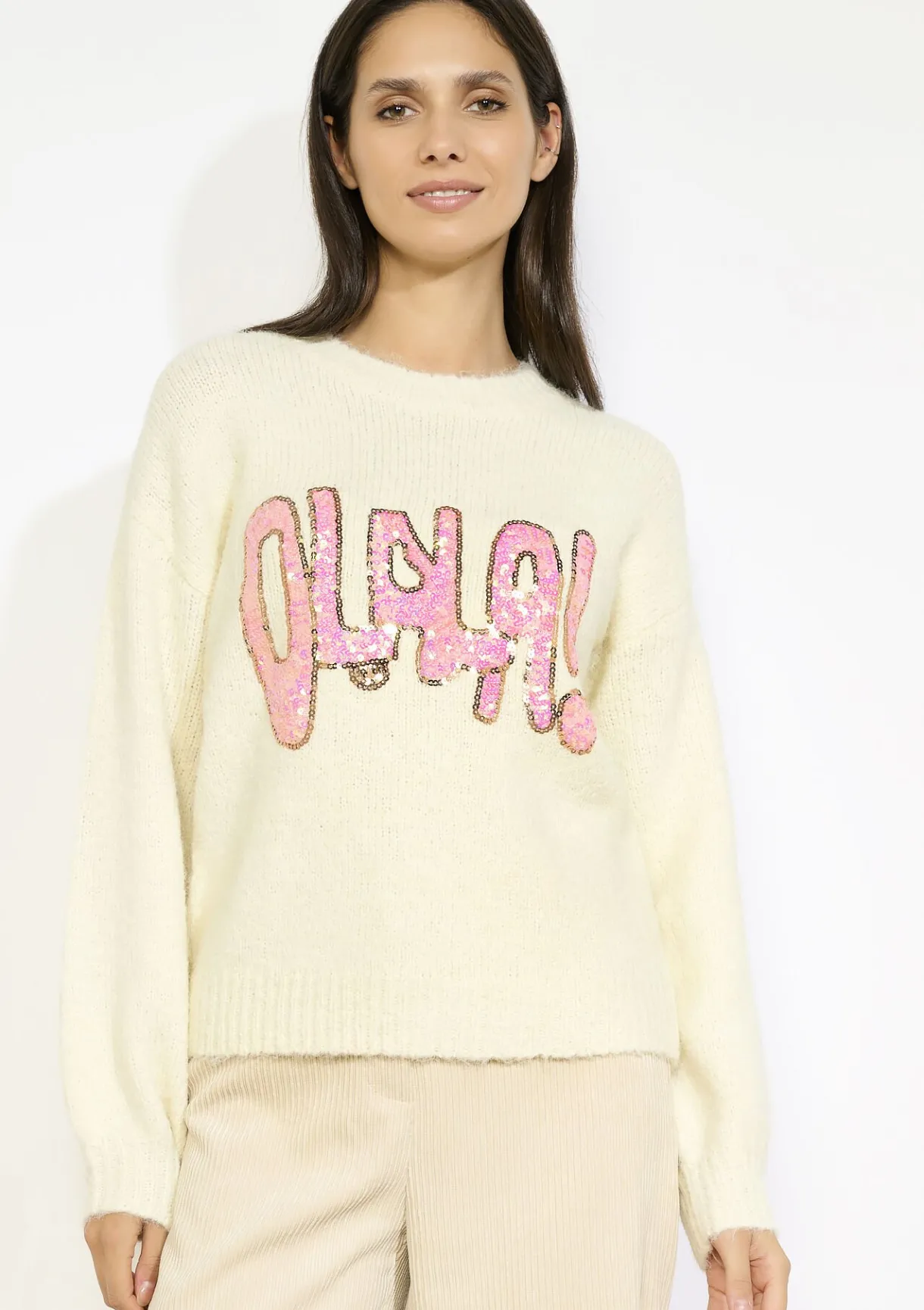 LolaLiza Trui met pailletten- Truien En Cardigans