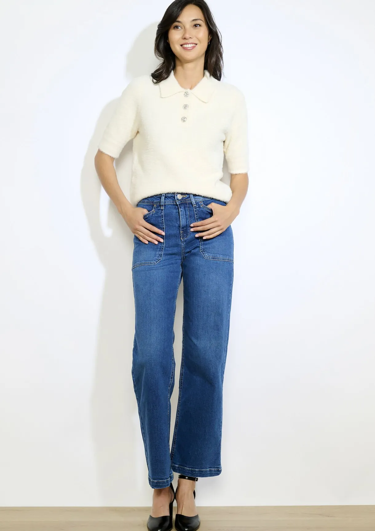 LolaLiza Trui met sierknopen- Truien En Cardigans