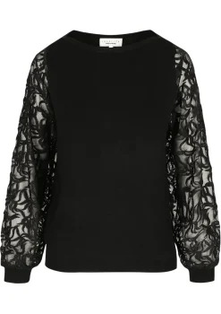 LolaLiza Trui met transparante mouwen- Truien En Cardigans