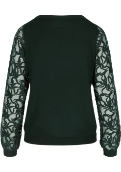 LolaLiza Trui met transparante mouwen- Truien En Cardigans