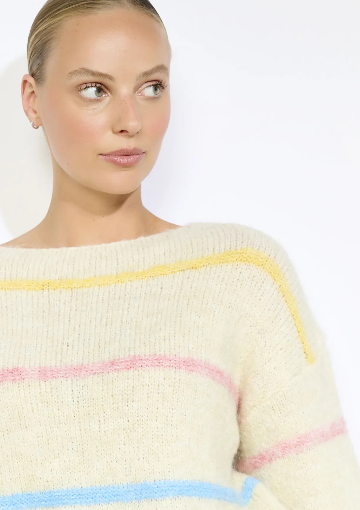 LolaLiza Trui met tricolore strepen- Truien En Cardigans