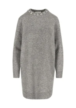 LolaLiza trui-jurk met sierkraag- Jurken