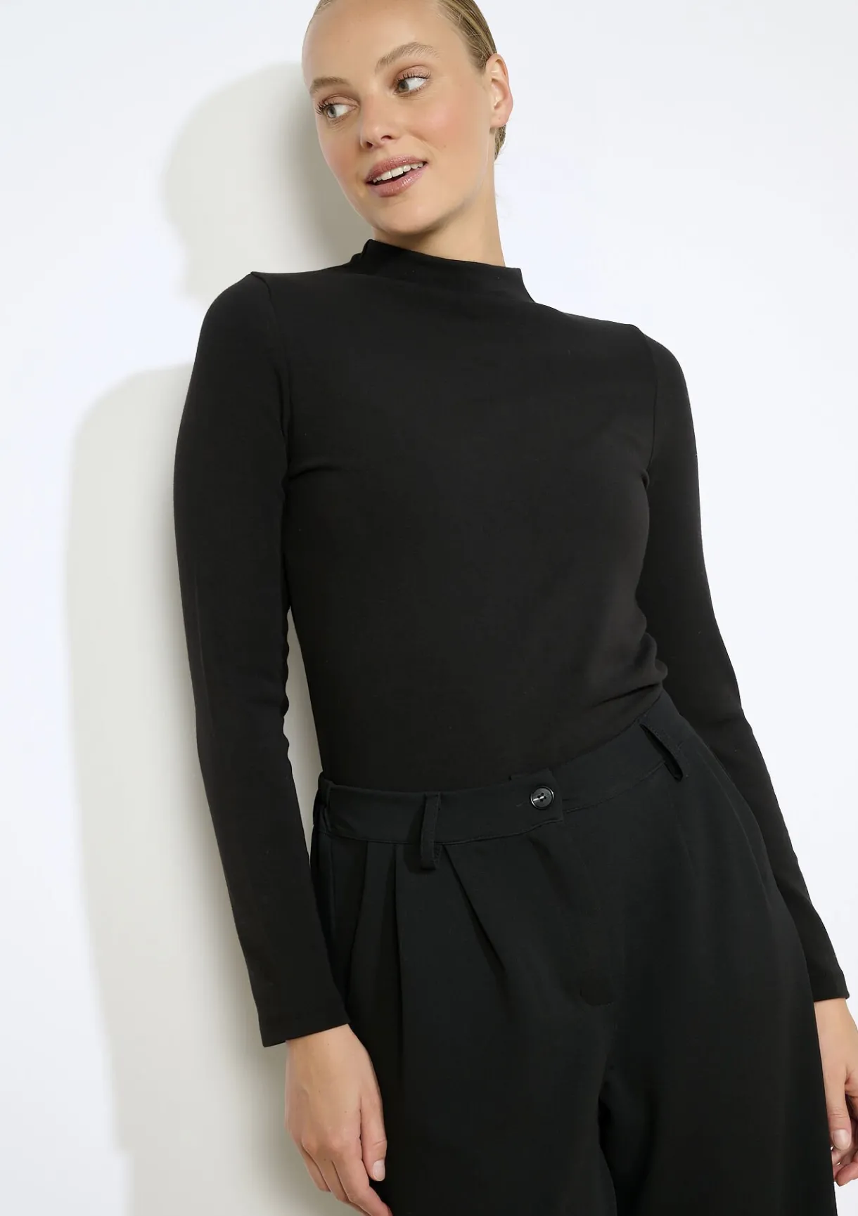 LolaLiza T-shirt lange mouwen met col- Tops En T-Shirts