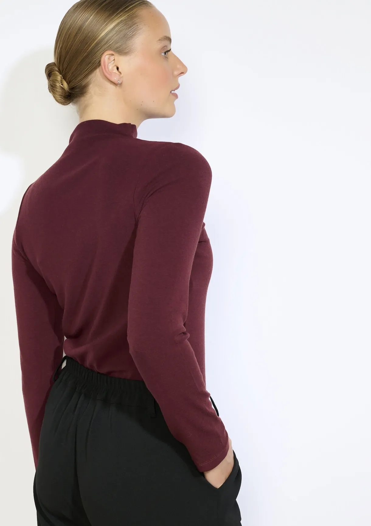 LolaLiza T-shirt lange mouwen met col- Tops En T-Shirts