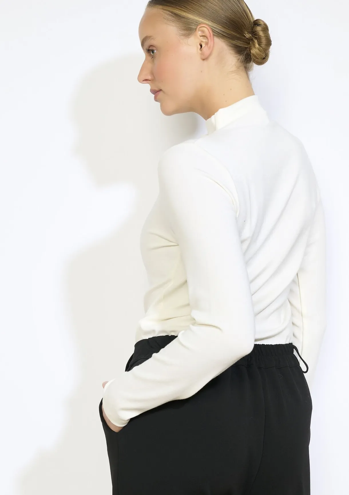 LolaLiza T-shirt lange mouwen met col- Tops En T-Shirts