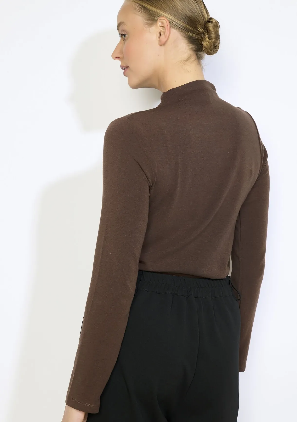 LolaLiza T-shirt lange mouwen met col- Tops En T-Shirts